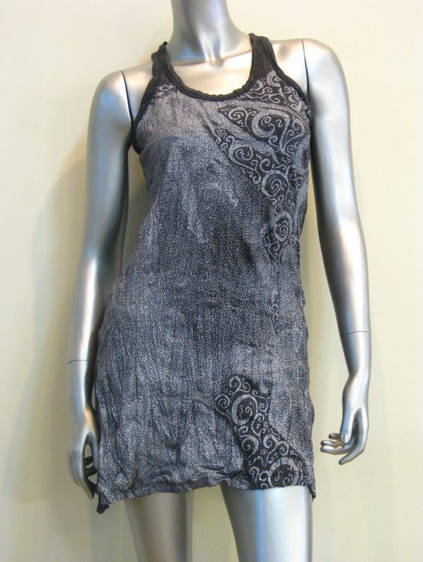 WTD21_Womens Smoking Rasta Tank Dress - Image 4