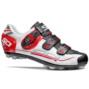 SIDI Eagle7 MTB white black red biciklis cipő